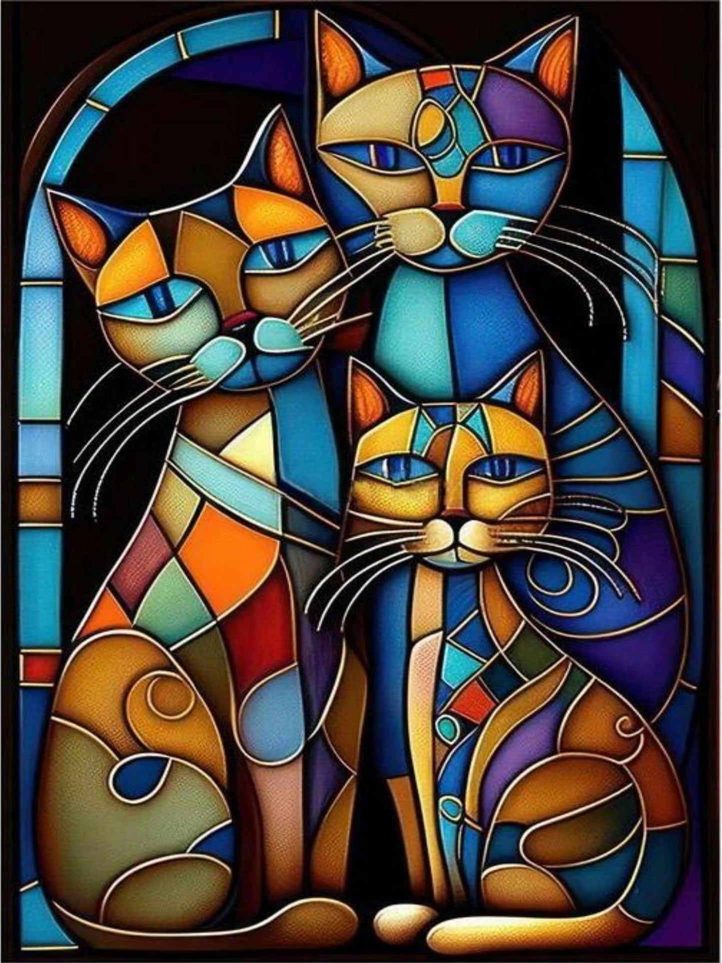 Colorful Cat | Diamond Painting