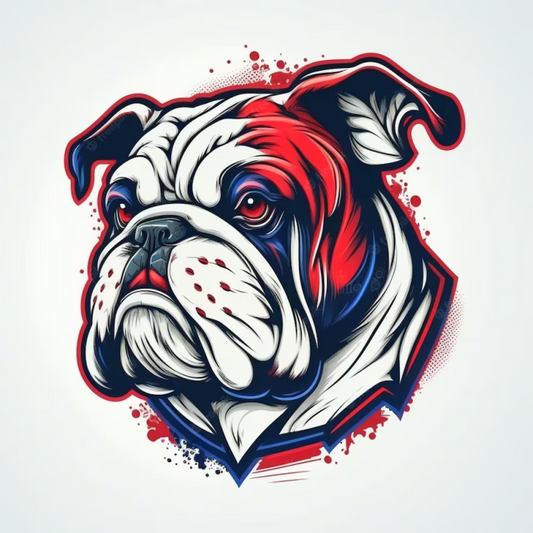 Dog English Bulldog | Diamond Painting