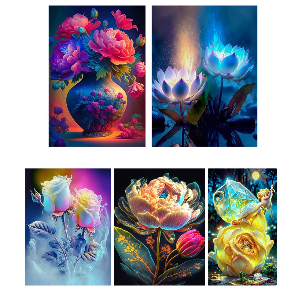 Elegant Flower | Diamond Painting