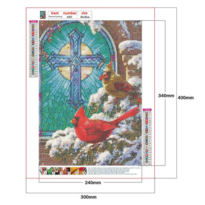 Cardinal Bird | Diamond Painting