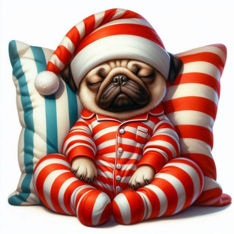 Dog Pug | Diamond Painting