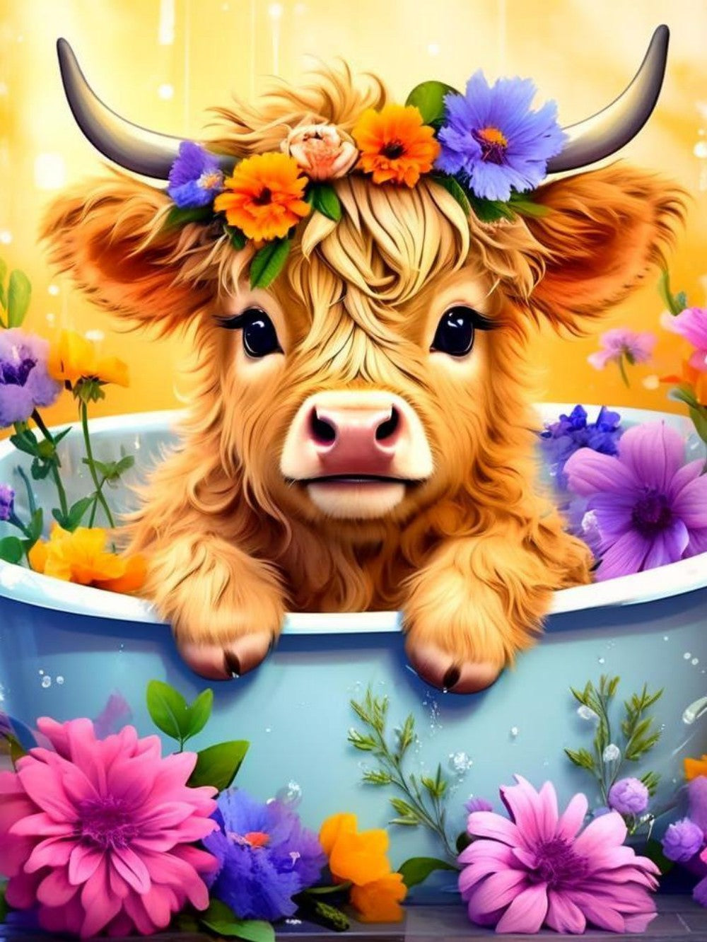 Highland Cow | Diamond Painting