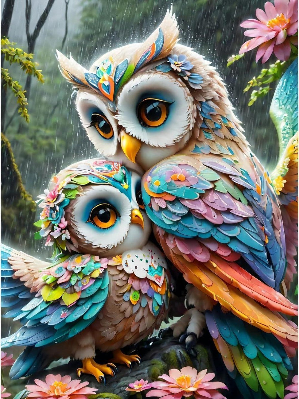 Colorful Owl | Diamond Painting