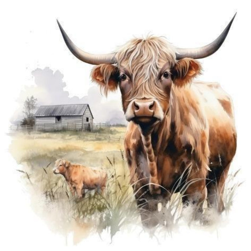 Highland Cow | Diamond Painting
