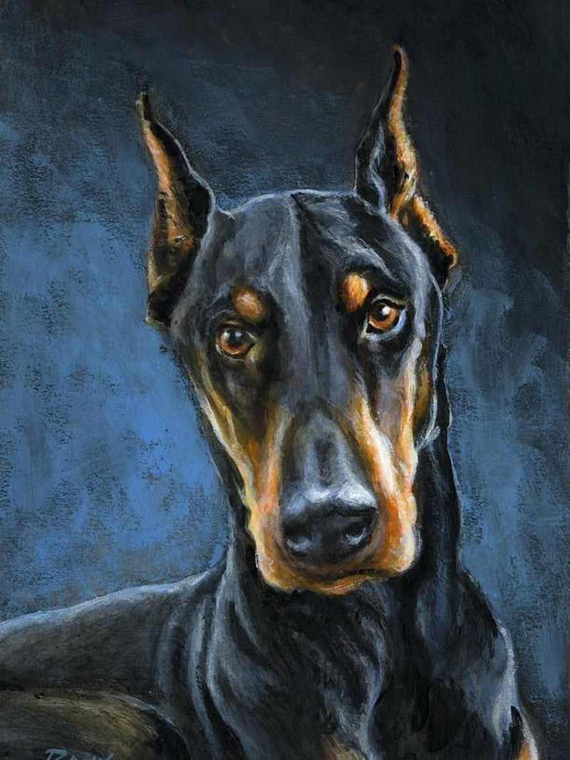 Dog Doberman | Diamond Painting