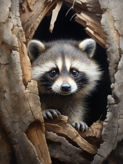 Raccoon | Diamond Painting