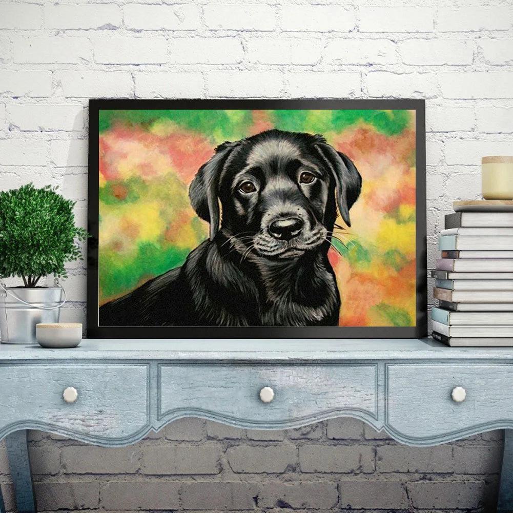 Black Dog | Diamond Painting