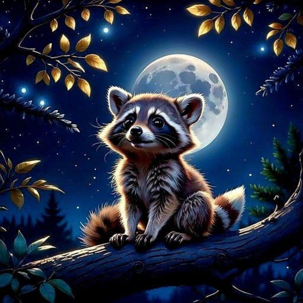 Raccoon | Diamond Painting