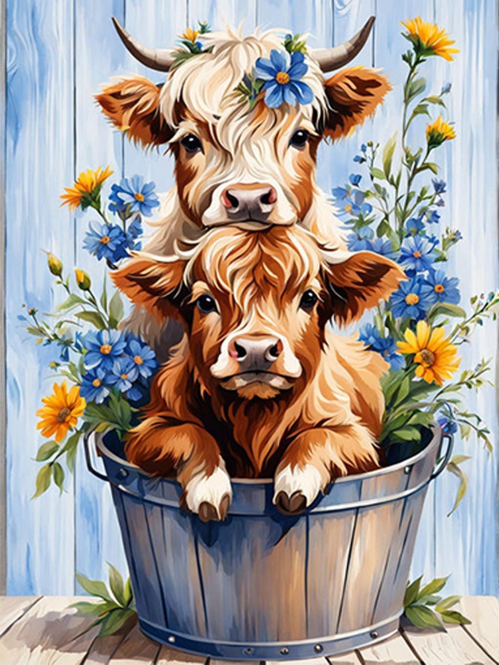 Highland Cow | Diamond Painting