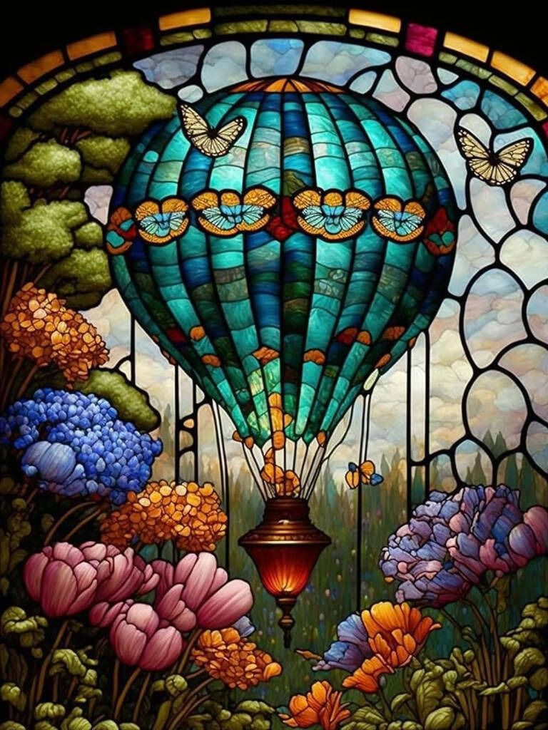 Hot Air Balloon | Diamond Painting