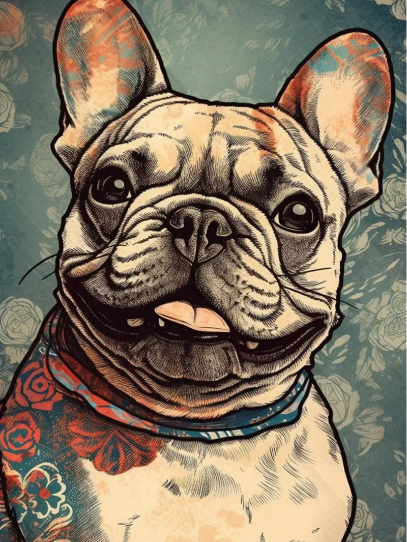 French Bulldog Dog | Diamond Painting
