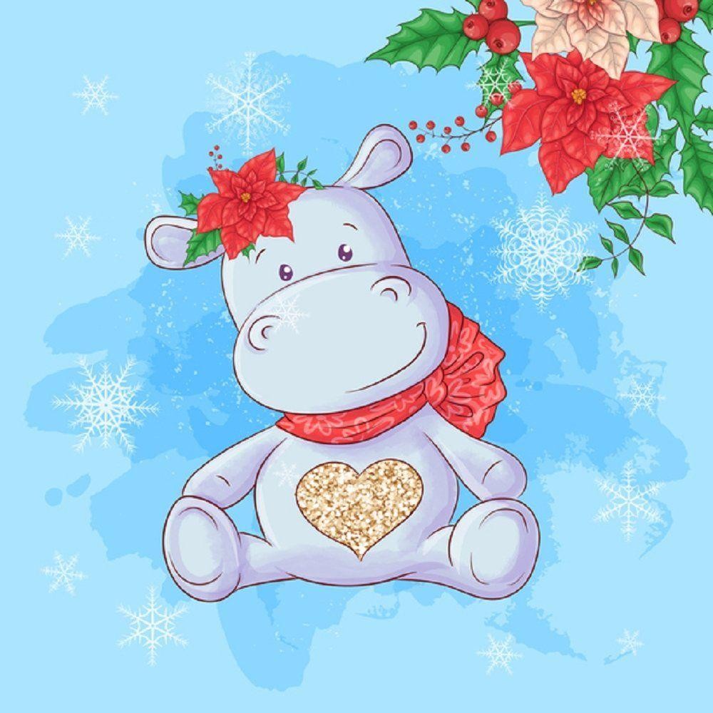 Hippo | Diamond Painting