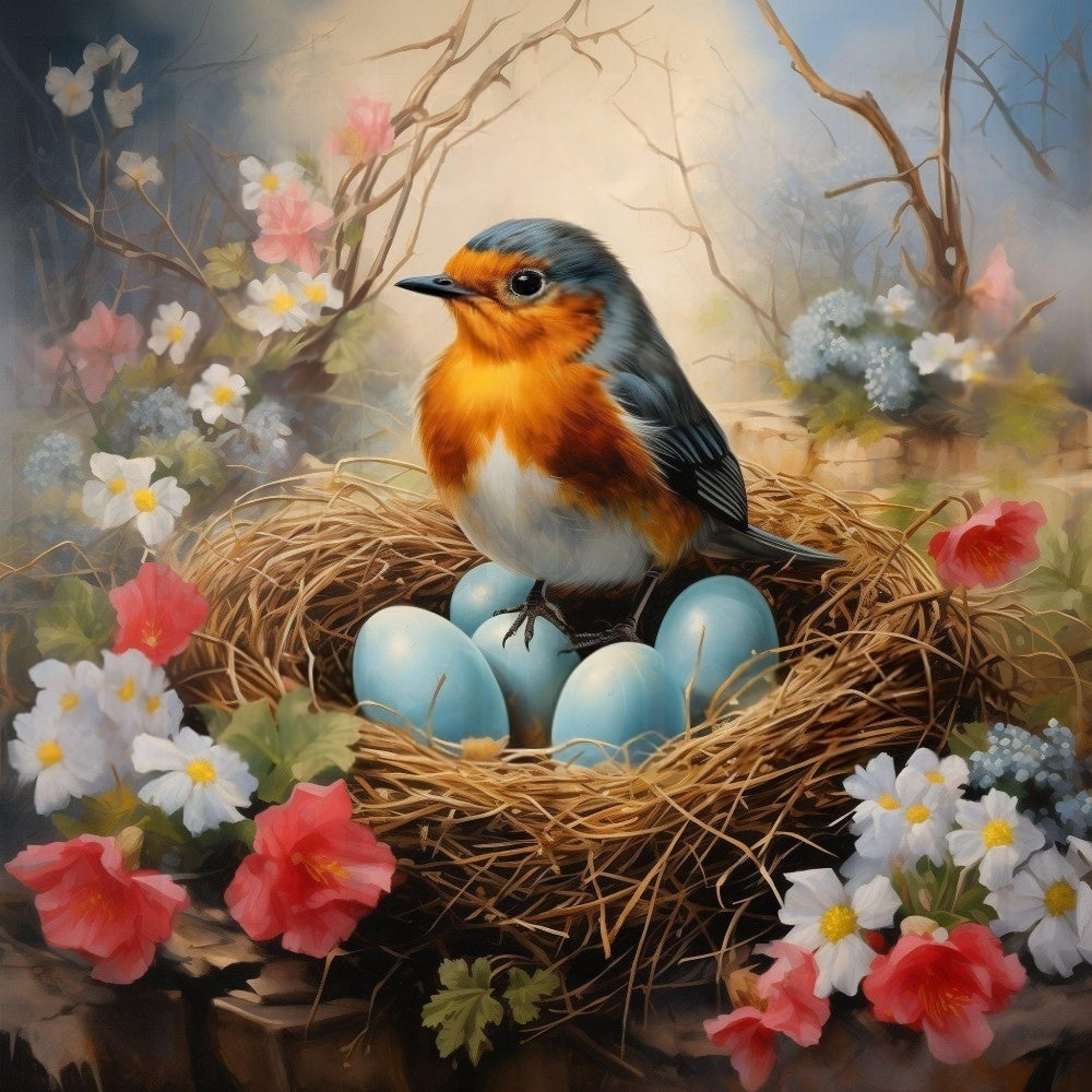 Robin Bird | Diamond Painting