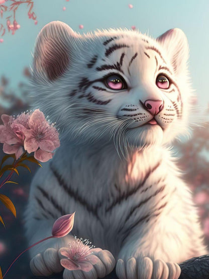 White Tiger | Diamond Painting