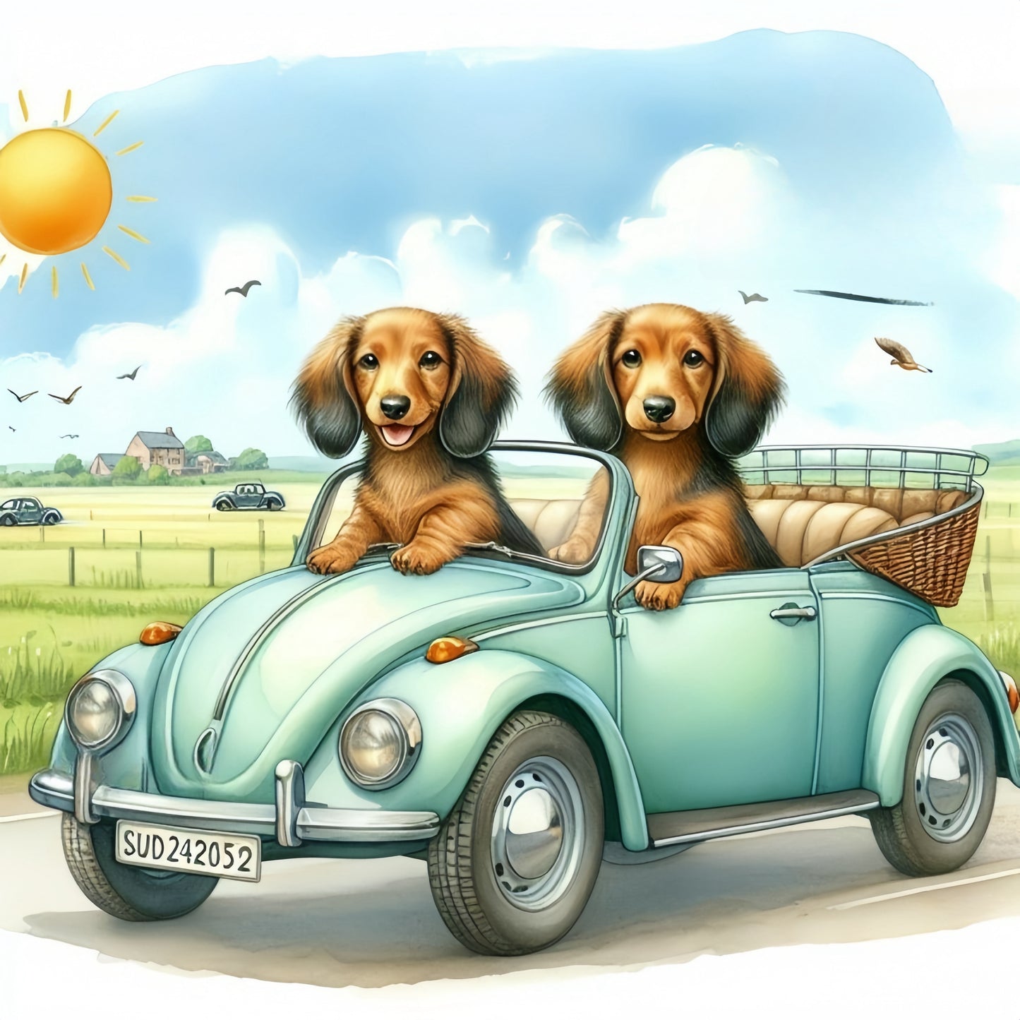 Dachshund Dog | Diamond Painting