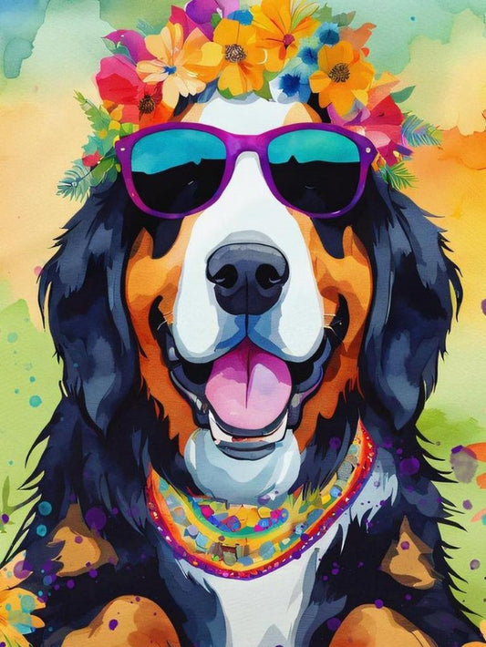 Bernese Mountain Dog | Diamond Painting