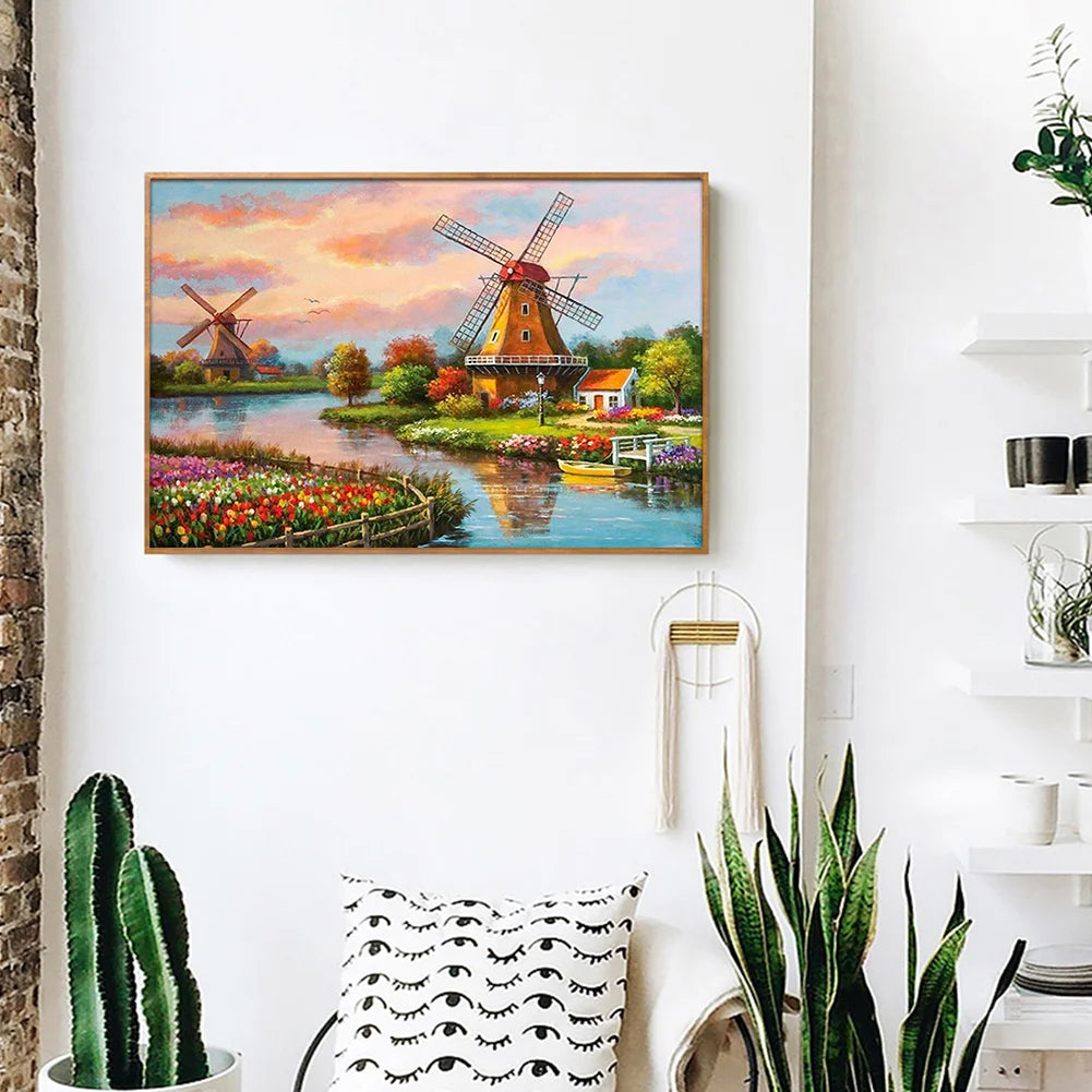 Windmill House | Diamond Painting