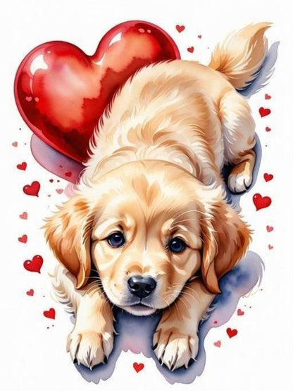 Golden Retriever Dog | Diamond Painting