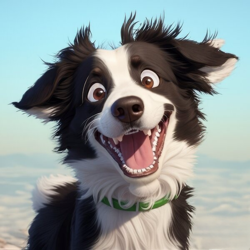 Dog Border Collie | Diamond Painting