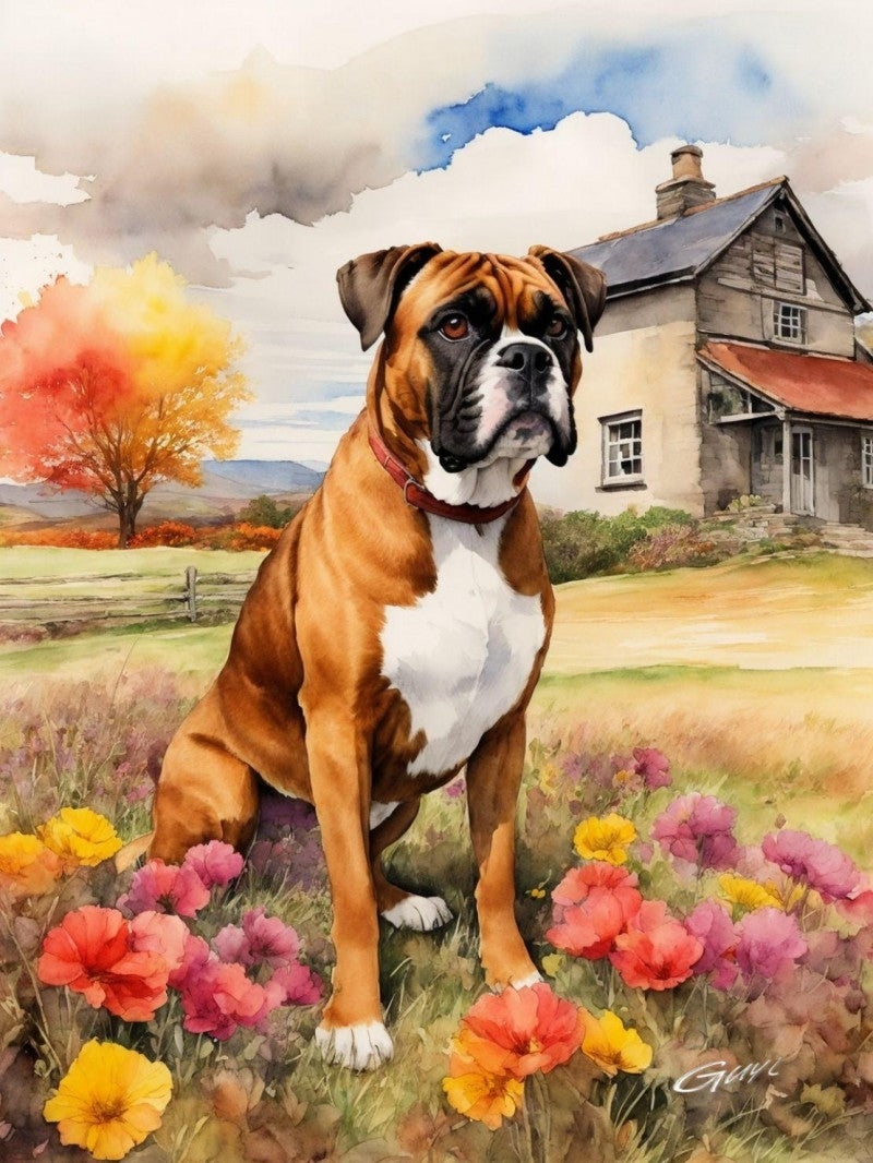 Boxer Dog | Diamond Painting
