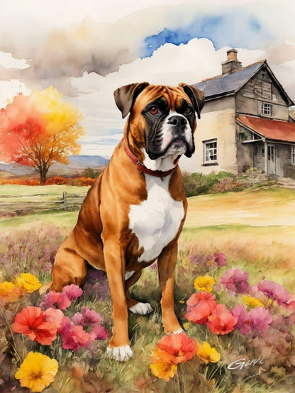 Boxer Dog | Diamond Painting