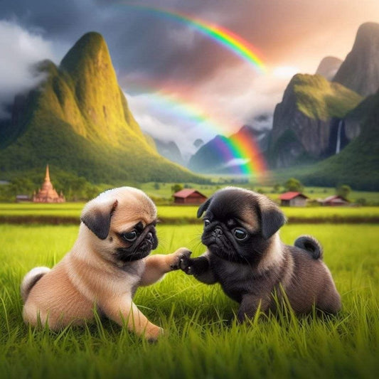 Dog Pug | Diamond Painting