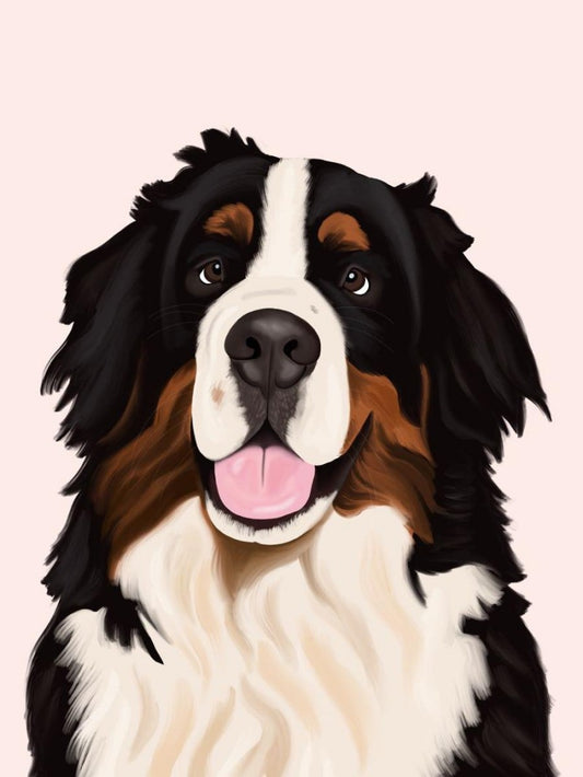 Bernese Mountain Dog | Diamond Painting