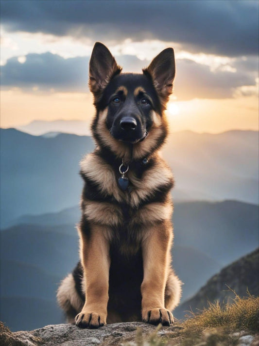 Dog German Shepherd | Diamond Painting