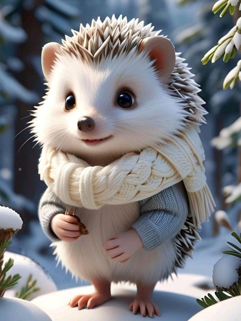 Hedgehog | Diamond Painting