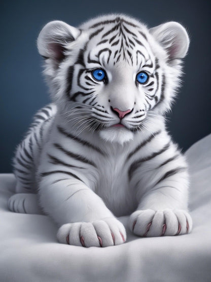 White Tiger | Diamond Painting