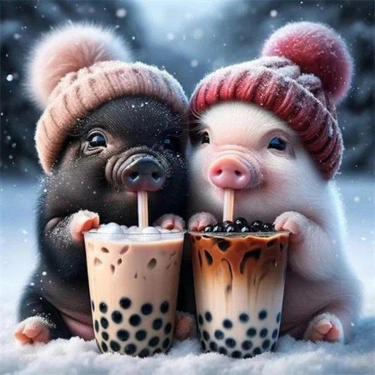 Pig | Diamond Painting