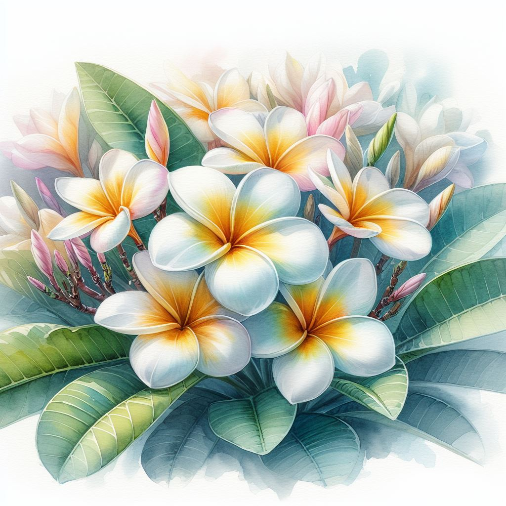 Frangipani | Diamond Painting