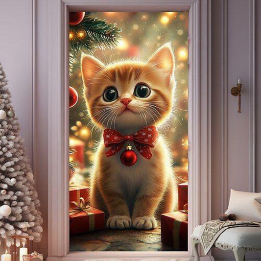 Christmas cat | Diamond Painting