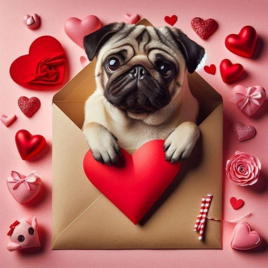 Dog Pug | Diamond Painting