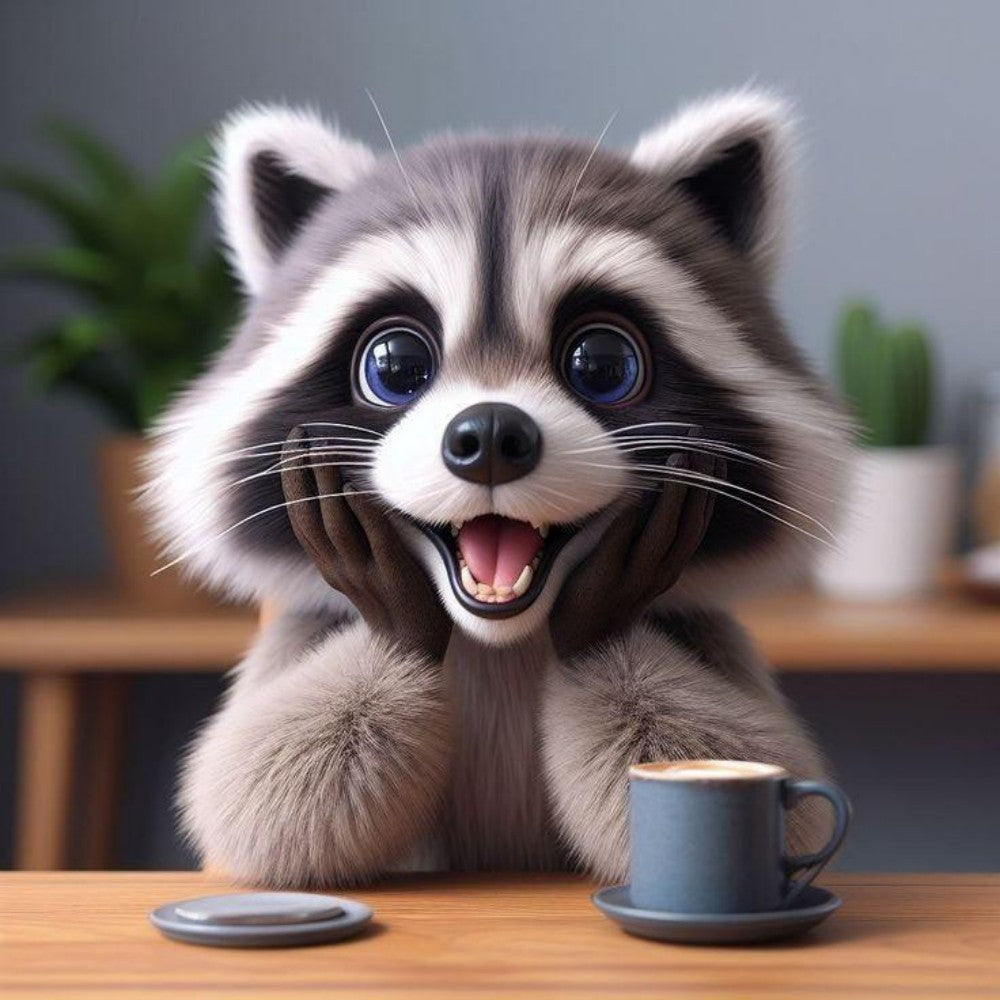 Raccoon | Diamond Painting