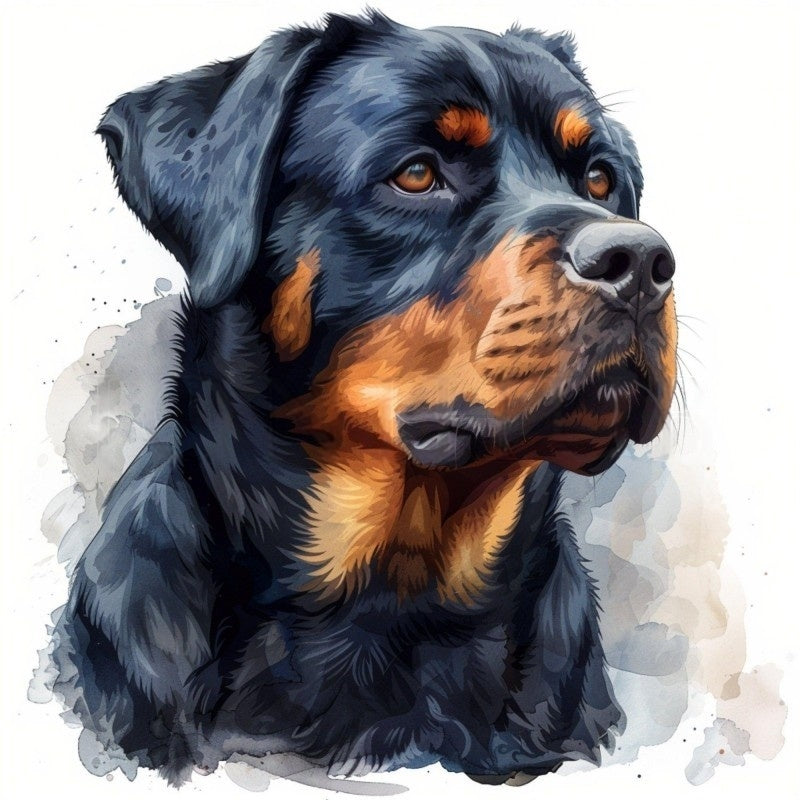 Rottweiler Dog | Diamond Painting