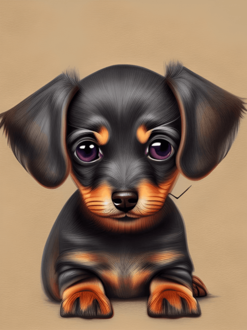 Dachshund Dog | Diamond Painting