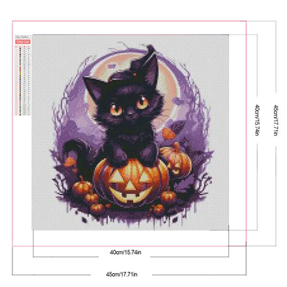 Halloween Black Cat | Diamond Painting
