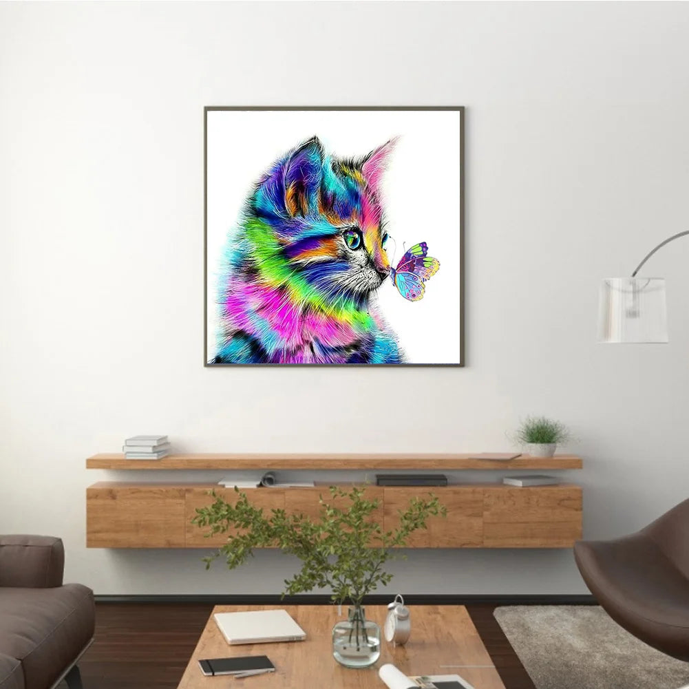 Colorful Cat | Diamond Painting