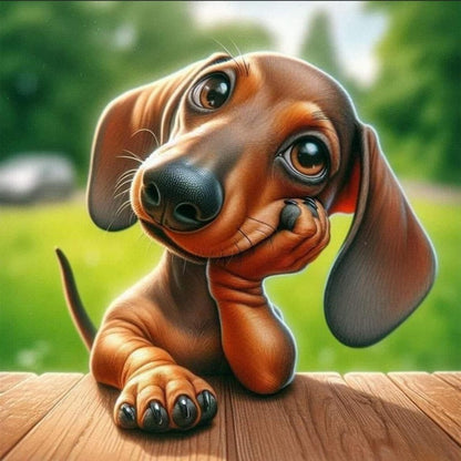 Dachshund Dog | Diamond Painting