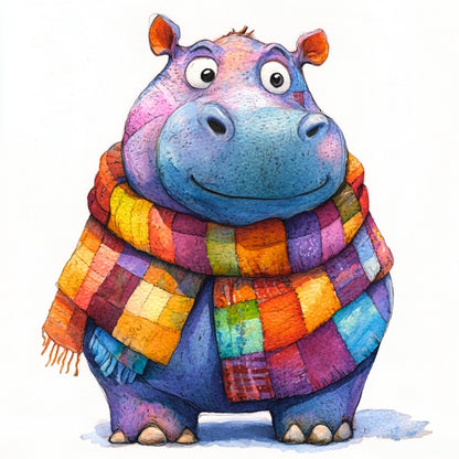 Hippo | Diamond Painting