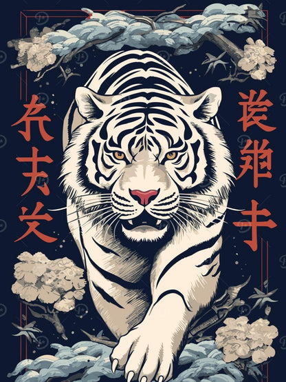 White Tiger | Diamond Painting
