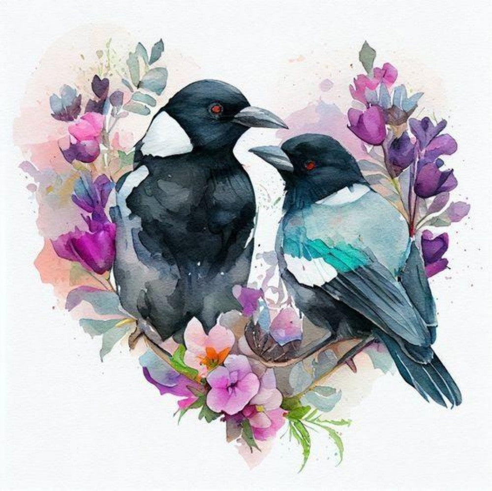 Birds and Flowers | Diamond Painting