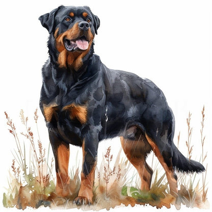 Rottweiler Dog | Diamond Painting