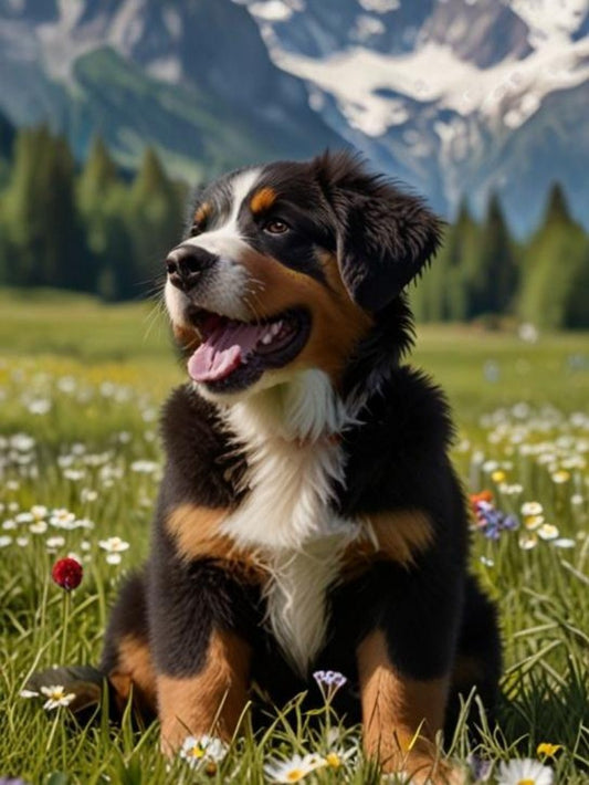 Bernese Mountain Dog | Diamond Painting