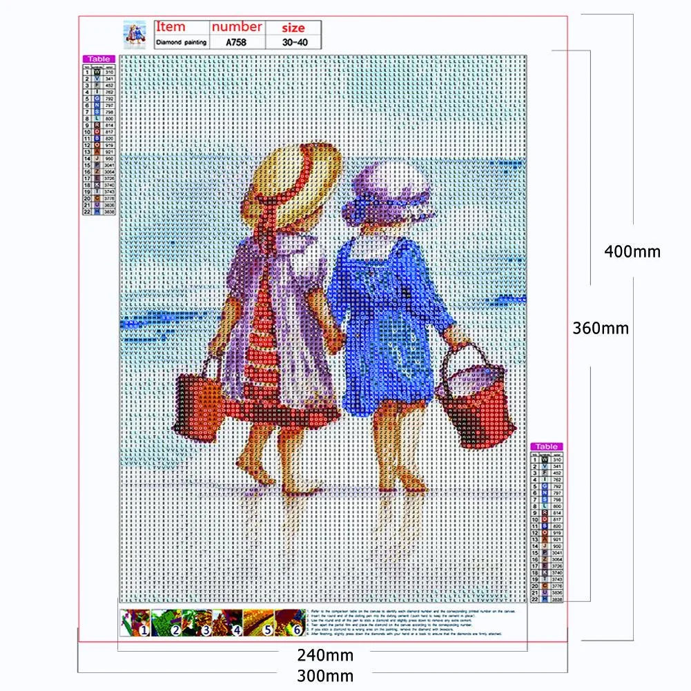 Beautiful Girl | Diamond Painting