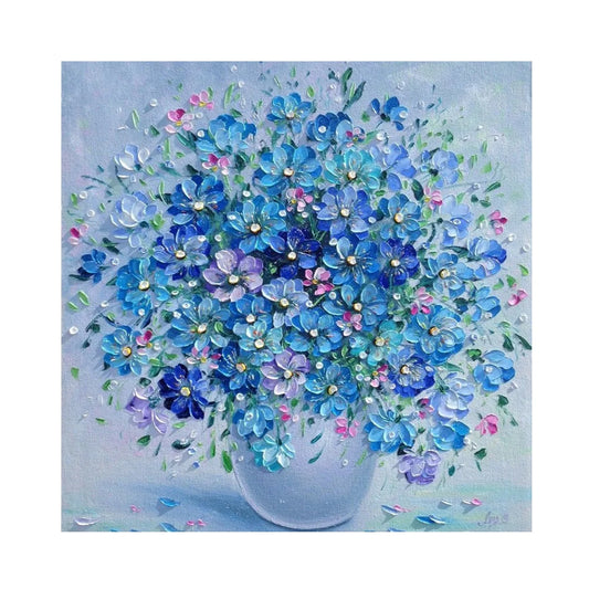 Blue Flower | Diamond Painting