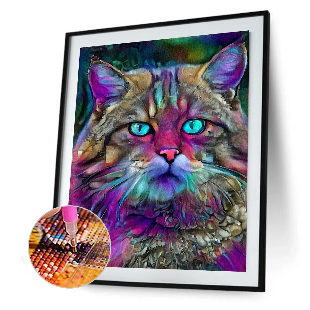 Colorful Cat | Diamond Painting