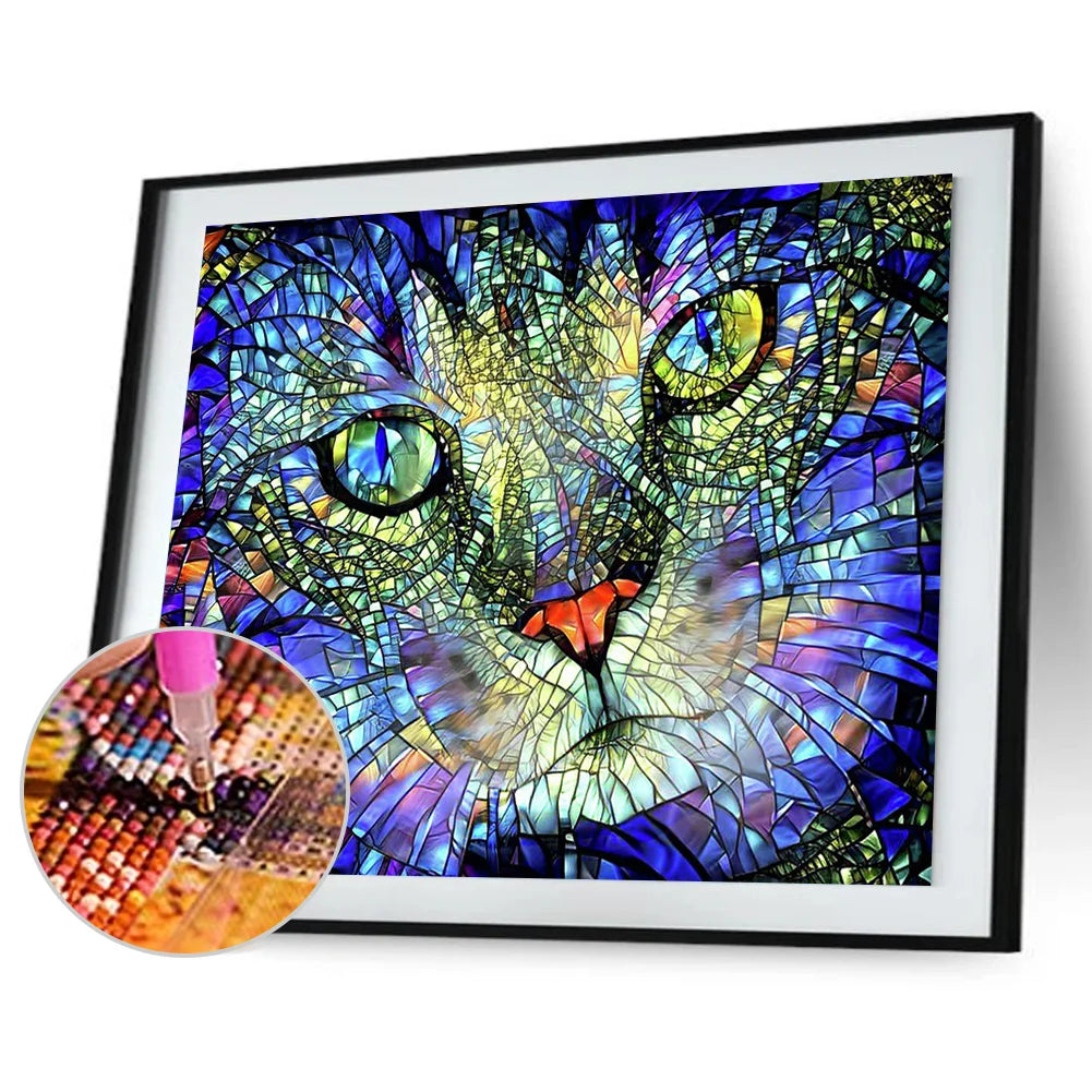 Colorful Cat | Diamond Painting