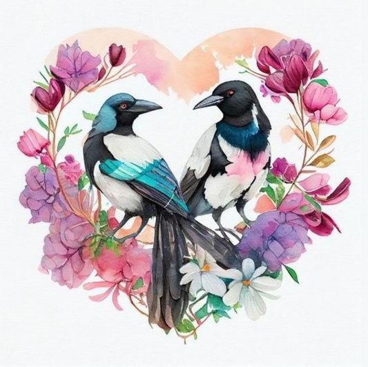 Birds and Flowers | Diamond Painting